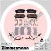 ZIMMERMANN Sada brzdových platničiek kotúčovej brzdy 24643.170.2
