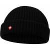 HÖHENHORN HÖHENHORN Unisex pletená zimná čiapka HOHENHORN Fisherman Farba: Čierna