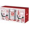 Vianočný set Mletá káva Illy Classico 250g 2x šálka na espresso