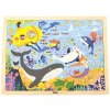 Viga puzzle na podložke 48 častí Poznajme more a jeho obyvateľov