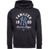 Pánska mikina New Era, NEW YORK YANKEES MLB WORDMARK HOODIE Čierna,Modrá,Biela S