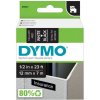 DYMO páska D1 12mm x 7m, biela na čiernej S0720610
