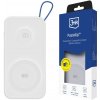 3mk PastelUp Powerbank 10,000mAh 22.5W USB 1A1C - White 5903108583268