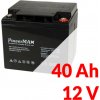 PM 12400 - Akumulátor PowerMAX 40Ah 12V - MaxBat