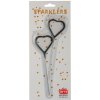 TARRA Prskavky 2ks srdce 16,5 cm