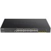BAZAR - D-Link DGS-1250-28XMP 28-port Gigabit Smart PoE Switch, 24x GbE PoE+, 4x SFP+, PoE 370W - Poškozený obal (Komple