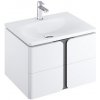 Ravak BALANCE skrinka pod umývadlo 80 cm X000001369 80 x 46,5 x 50 cm biela / grafit