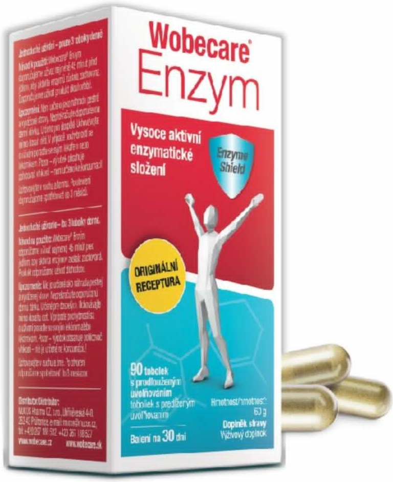 Wobecare Enzym 90 tabliet