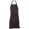 Cg Workwear Verona Dlhá pracovná zástera s trakmi 01145-01 Chocolate 110 x 75 cm