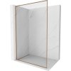 MEXEN/S - Kyoto-F L Sprchová zástena WALK-IN s rámom 50 x 202, transparent 8 mm, meď kartáčovaná 800-050-174-65-00