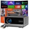 Android projektor Google TV FULL HD 4K 39000lm WiFi Prenosný SMART Zenwire G60