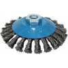 Bosch Kužeľovitá kefa pre uhlové brúsky oceľ spletaný drôt 115 mm hrúbka 0,5 mm 2608622058