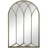 Chic Antique Bronzové antik kovové nástenné zrkadlo Archia - 60*3*90 cm - Chic Antique