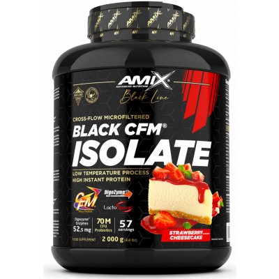 Amix Black Line Black CFM Isolate 2000 g strawberry cheesecake
