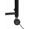 Bruckner WICHER vykurovacia tyč s termostatom, 400 W, čierna mat 600.203.6