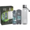 Dove Men + Care Eucalyptus + Mint sprchový gél Men Care Eucalyptus Mint 250 ml + antiperspirant Men Care Eucalyptus Mint 72H 150 ml + plastová fľaša na vodu
