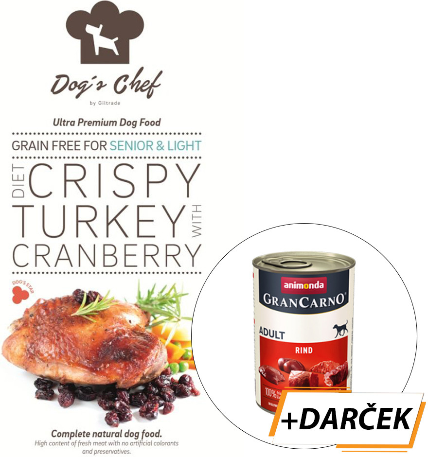 Dog\'s Chef Diet Crispy Turkey with Cranberry 6 kg