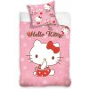 TipTrade Obliečky do postieľky 100x135 + 40x60 cm - Hello Kitty Malá mlsalka