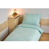 Kvalitex Posteľné obliečky atlas grádl 2cm prúžok 140x200, 70x90cm zelené Varianta: Hotelmütze - Tasche