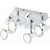 RABALUX 5500 Steve kúpeľňové spot LED GU10 4x4 5W IP44 4000K chróm, biela