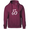 Cyklista oslavuje šesťdesiatku (60) - Oversized mikina dámská Moon - kratšia + širšia - L ( Fuchsiová )