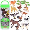 Inlea4Fun ANIMAL SERIES zvieratá z farmy 17 prvkov