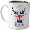 HRNČEK 330 ml na KÁVU ČAJ ČOKOLÁDU Vianočný Ho Ho Ho SOB VIANOCE