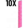 FLOORBEE Hexa Light Sticky ECO Grip 10-pack neónovo ružová, 10 ks