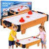 LEAN Toys Mini Air Hockey Table Arkádová hra pre deti Drevené