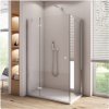 SANSWISS ANNEA bočná sprchová stena 90, Aluchróm číre sklo s AquaPerle, ANT09005007