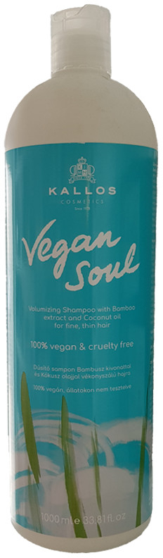 Kallos Vegan Soul šampón pre jemné a tenké vlasy 1000 ml
