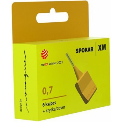 Spokar XM 0,7 mm medzizubné kefky 6 kusov