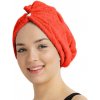 Rýchloschnúci froté turban na vlasy červená