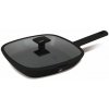 BerlingerHaus Matte Black Collection Panvica grilovacia s pokrievkou 28 cm