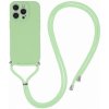 AppleKing ochranný kryt so šnúrkou pre iPhone 16 Pro Max - zelený - možnosť vrátiť tovar ZADARMO do 30tich dní