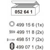 Tlmič výfuku - montáżna sada ERNST 052641