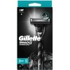 Gillette Mach3 Charcoal + 2 ks hlavic