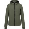 James & Nicholson | JN 1145 Dámska 2-vrstvová softshellová bunda s kapucňou_02.1145 Farba: olive/camouflage, Veľkosť: XS