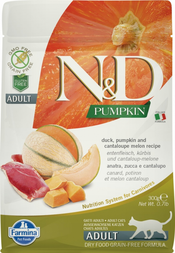 N&D GF Pumpkin CAT Duck & Cantaloupe melon 1,5 kg