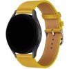 eses Farebný kožený remienok pre smart hodinky 20 mm Farba: jesenná žltá