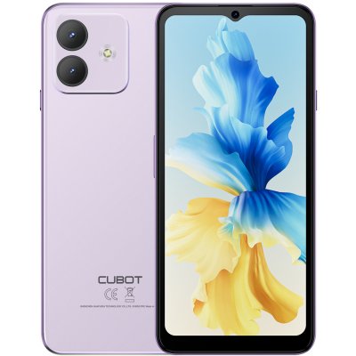 CUBOT Smartfón Cubot Note 40, fialový, 12 GB RAM (6 GB + 6 GB rozšírená) + 256 GB ROM, 50 MP hlavný fotoaparát, 6,56" 90 Hz displej, 5200 mAh batéria, GPS CUBOT