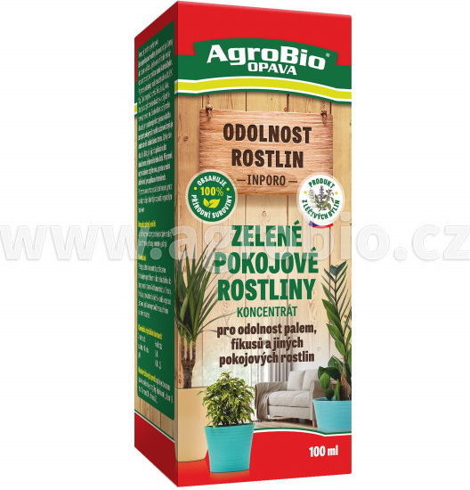 AgroBio INPORO Zelené pokojové rostliny 100 ml