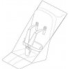 Thule seat - single - mid blue 55132