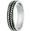 Strieborný prsteň Elements silver R3451