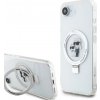 Karl Lagerfeld Ringstand Karl and Choupette MagSafe kryt pre iPhone 16e biely (KLHMPSE4HMRSKCH)