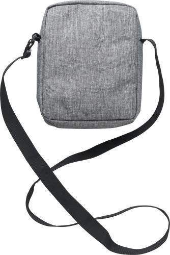 Polyesterová taška na rameno sivá