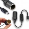 5V USB C na 12V adaptér do autozapaľovača