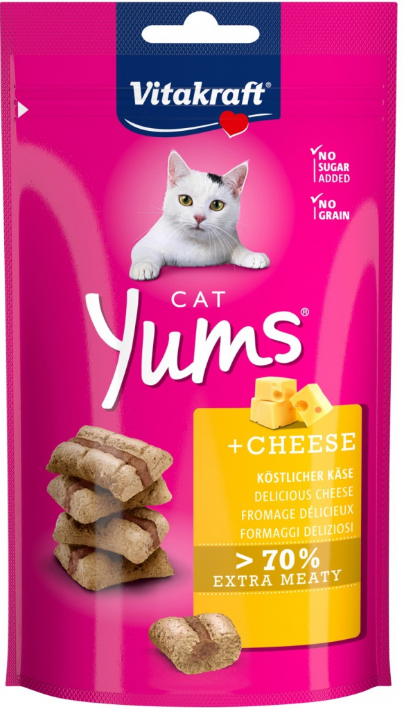 Vitakraft Cat Yums maškrty Syr 40 g