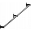 SCHODISKOVÁ TYČ ZÁBRADLIE NA SCHODY DRŽIAK ČIERNY MAT fi 25 mm 148 cm PORTO