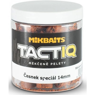 Mäkčené Pelety Mikbaits TactiQ 250ml Cesnak Speciál Priemer 10mm